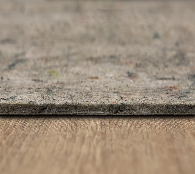 Mohawk Home 4' x 6' Non Slip Grip Rug Pad 1/4 Thick Felt + Rubber Backing - Dual Surface Safe for All Floors