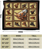 Racing Horse Blanket Throw for Girls Boys Men Women Kids Adults - Soft Warm Cozy Fleece for Couch Sofa Bed - Horse Gifts and Decor - 80"x60"