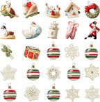Lenox 893625 Treasured Traditions Advent Calendar Tree & Mini Ornaments 26-Piece Set, 25 Christmas Ornaments, 1 Tree Figurine, 2025 Christmas Decor & Holiday Decorations