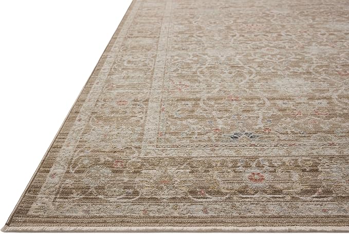 Loloi Chris Loves Julia Ida Collection IDA-03 Bark/Multi 2'-3" x 3'-10", .19" Pile Height, Accent Rug