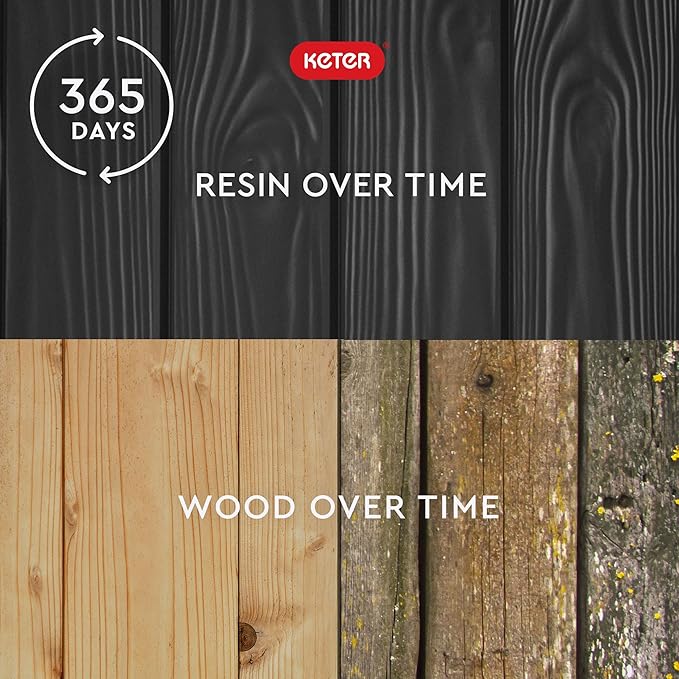 Keter Solana 70 Gallon Storage Bench Deck Box for Patio Storage, Front Porch Decor and Outdoor Seating – Perfect to Store Garden Tools and Pool Floats, Graphite