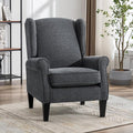 Accent Chair, Modern Living Room Chairs with Wingback, Comfy Upholstered High Back Single Sofa for Bedroom, Mid-Century Reading Armchair Sillas para Sala