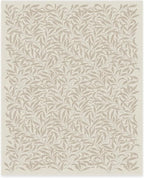 RUGGABLE x Morris & Co Machine Washable Area Rug – Pure Willow Boughs Natural 8x10, Stain-Resistant, Non-Slip – Large Rugs for Living Room, Bedroom, Hallway, Entryway & Office–with Cushioned Pad