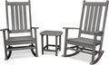 POLYWOOD Vineyard 3-Piece Rocking Set (Slate Grey)