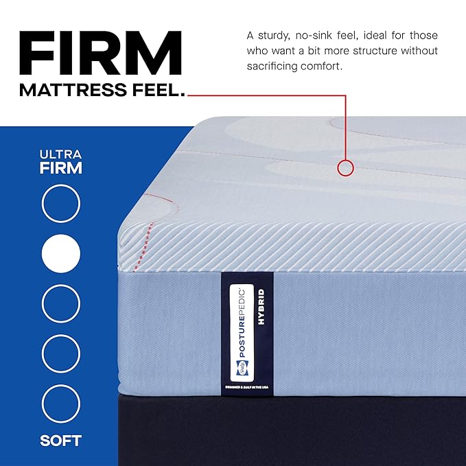 Sealy Posturepedic® Fayette 12" Firm Tight Top Hybrid Mattress - King