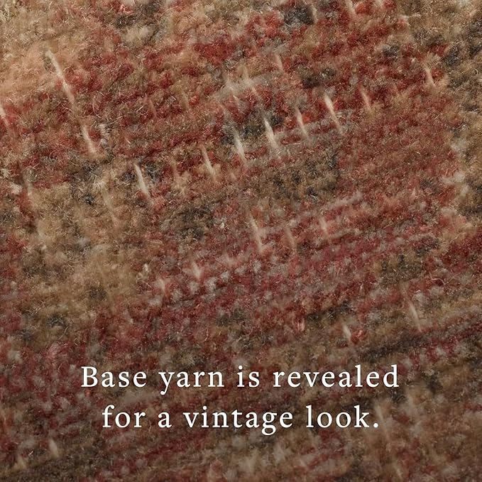 Loloi Amber Lewis Molly Collection MOL-09 Brick/Bark 9'-6" x 13'-6" Low Pile Area Rug