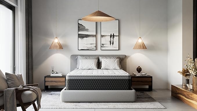 Diamond Mattress EquaLite Copper Cooled Hybrid Mattress, Full Mattress 11-inch Firm, Greenguard Gold, CertiPUR-US Certified, Fiberglass-Free, Made in USA