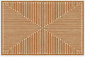 RUGGABLE x Jonathan Adler Machine Washable Modern Area Rug – Inkdrop Copper 2x3, Stain-Resistant, Non-Slip – Small Rugs for Living Room, Bedroom, Hallway, Entryway & Bathroom–with Cushioned Pad