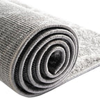 Unique Loom Trellis Frieze Collection Area Rug - Geometric (6' 1" x 9', Light Gray/ Ivory)