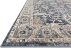 Loloi Teagan Collection TEA-03 Denim/Pebble 2'-8" x 10'-6" Runner Rug, Large, Soft Neutral Rug, High-Traffic for Living Room, Bedroom, Home Office, Dining Area