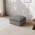 Ottoman,Down Fill Comfort Footrest,Down Filled Spill & Stain-Resistant Cloud Couch,L Shape U Shape Cloud Modular Sectional Sofa for Living Room,Apartment,Office,Dark Grey
