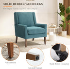 Accent Chairs for Living Room, Mid-Century Wooden Fabric Living Room Chairs, Arm Chair, Side Chairs for Living Room, Bedroom, Reading Nook