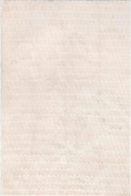 nuLOOM 5' x 8' Cozy Plush Area Rug, Machine Washable, Non-Slip, Soft Fluffy Shag Carpet for Living Room Bedroom Kids Room Nursery Home Decor, Nia Beige