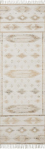 Loloi Angela Rose Rivers Collection RIV-04 Natural/Ivory 7'-9" x 9'-9" Reversible Area Rug
