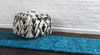 Unique Loom Solid Shag Collection Area Rug (2' 6" x 13' 1" Runner, Turquoise)