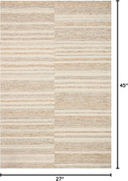 Loloi Chris Loves Julia Chris Collection CHR-03 Ivory/Clay 2'-3'' x 3'-9'', .50" Pile Height, Accent Rug