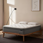 EPITEX Silverluxe Prime King Size Mattress, 12 Inch Gel Memory Foam King Mattress in a Box, Individual Pocket Spring for Low Motion Transfer, Medium Firm Mattress, Gray