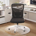 Ergonomic Office Chair, High-Back Mesh Computer Desk Chair with Adjustable Height, Lumbar Support, Flip-Up Armrests,headrest，and Swivel Rolling Design for Home and Office Use
