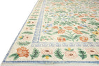 Loloi Rifle Paper Co. Eden Collection EDE-02 Mughal Garden Cream 8'-6" x 11'-6" Area Rug feat. CloudPile™