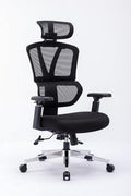 Chair Master Ergonomic High Back Mesh Office Chair, 3D Armrest, Adjustable Headrest, Variable Tilt (Nylon Casters)