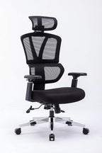Chair Master Ergonomic High Back Mesh Office Chair, 3D Armrest, Adjustable Headrest, Variable Tilt (Nylon Casters)