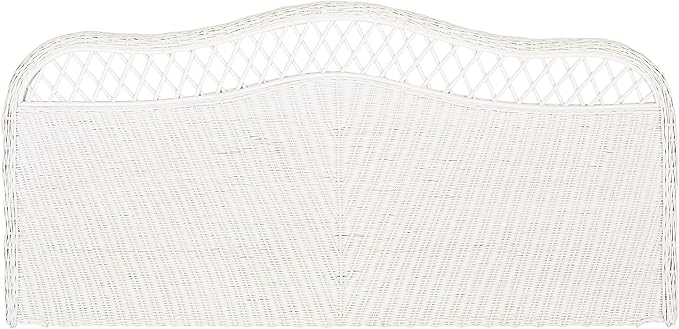 Safavieh Home Collection Sephina White Rattan Headboard (Full)