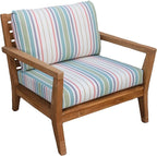Tommy Bahama Deep Seating Lounge Cushion, 26" X 30" X 4", Bandeau Pastel