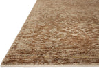 Loloi Magnolia Home by Joanna Gaines Junie Collection JUE-01 Clay/Natural 7'-10" x 7'-10", .38" Pile Height, Round Area Rug
