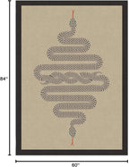 RUGGABLE x Jonathan Adler Washable Modern Area Rug – Venom Neutral 5x7, Stain-Resistant, Non-Slip – Medium Machine Washable Rugs for Living Room, Bedroom, Hallway, Entryway & Office–with Standard Pad