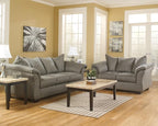 Signature Design by Ashley Darcy Casual Plush Loveseat, Grayish Brown