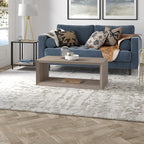 Henn&Hart Osmond Coffee Table, 48" Wide,Grey