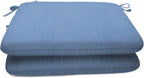 Sunbrella Patio Cushions - (2 Pack) - 18" W x 18" L x 2.5" T, Outdoor Chair Cushion with Comfort, Style & Durability Designed for Outdoor Living - Made in The USA
