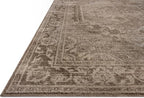 Loloi Magnolia Home by Joanna Gaines Mona Collection MOA-01 Cocoa/Stone 2'-6" x 8'-0" Runner Rug