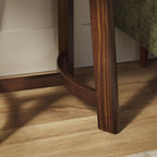 Walker Edison 2-Pack Colt Modern Farmhouse Solid Wood Square Side Tables, 18 Inch, Medium Brown