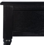 SAFAVIEH Home Collection Athena Black 2-Drawer Console Table