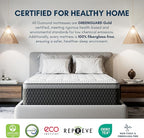 Diamond Mattress EquaLite Copper Cooled Hybrid Mattress, Full Mattress 11-inch Firm, Greenguard Gold, CertiPUR-US Certified, Fiberglass-Free, Made in USA