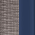 Flash Furniture Aransas Series 4 Piece Gray Patio Set with Steel Frame and Navy Cushions
