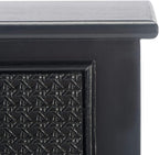 Safavieh Home Collection Haines Black 4-Drawer Bottom Shelf Console Table