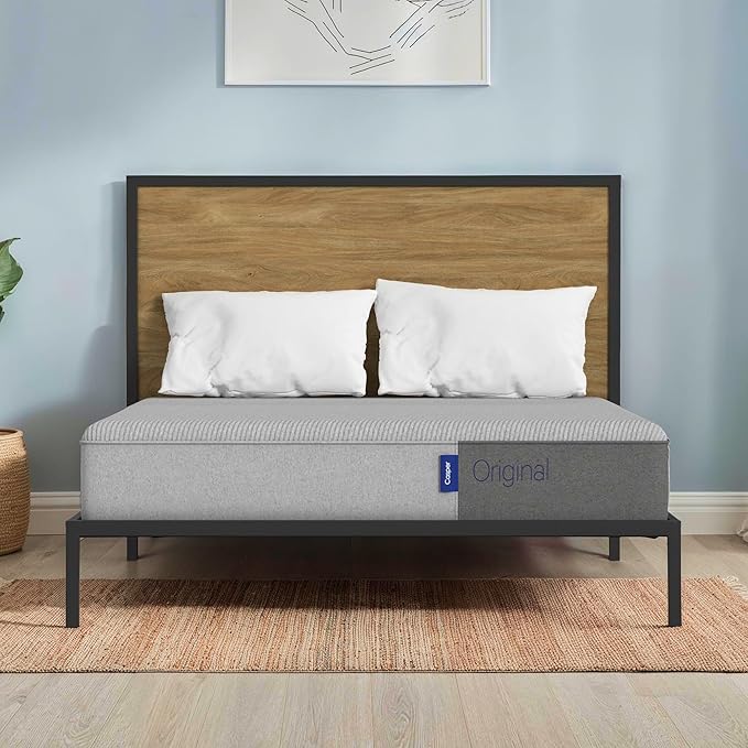 Casper Sleep Original Foam Full Mattress – Medium Firm Feel with Zoned Support – Motion Isolation – Breathable, Cooling Memory Foam – 100-Night Trial – CertiPUR-US