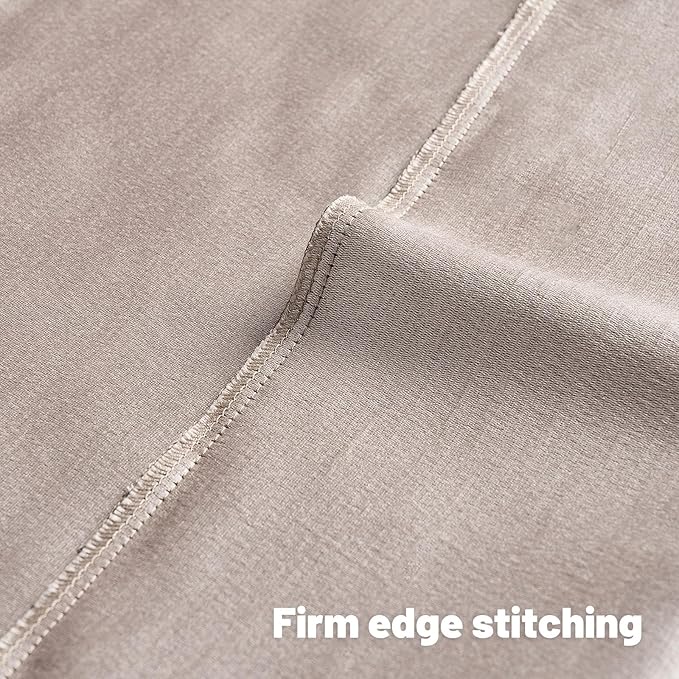 FUTEI Beige Chenille Decorative Throw Pillow Covers 16x16 Inch Set of 2,Soft Embossed Striped Textured Cushion Case,Modern Home Decor for Couch Bed Living Room