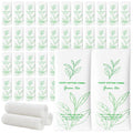 Moist Cotton Towel Bulk Moist Towelettes Individually Wrapped,White Towel Services,Refreshment Pre Moistened Towels for Dentist Travel Sport Party Hotel 100，Green tea