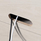 Henn&Hart 28" Fluted Wooden Accent Cabinet, Modern Ribbed Sideboard Buffet Cabinet with 2 Doors and an Adjustable Shelf for Living Room, Dining Room, Bedroom or Entryway, Alder White