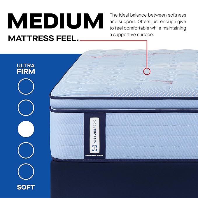 Sealy Posturepedic® Fayette 14" Medium Pillowtop Innerspring Mattress - Queen