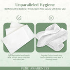 60 Disposable Face Towels - Ideal for Sensitive Skin, Makeup Removal, Soft, Thick, Biodegradable - Cruelty-Free
