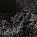 Unique Loom Solid Shag Collection Area Rug (5' 1" x 8' Rectangle Graphite Gray)