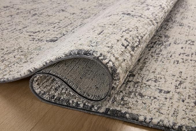 Loloi Amber Lewis Alie Collection ALE-05 Charcoal/Beige 7'-10" x 10', .13" Pile Height, Area Rug