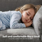 FLEXISPOT SF6 Cloud Sectional Couch for Living Room with Reversible Ottoman, 100.4" L-Shaped Modular Sectional Sofa with Storage, 3-Seater Comfy Sofa Couch for Apartment, Chenille Gray