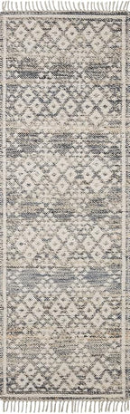 Loloi Angela Rose Rivers Collection RIV-01 Denim/Ivory 2'-6" x 7'-6" Reversible Runner Rug
