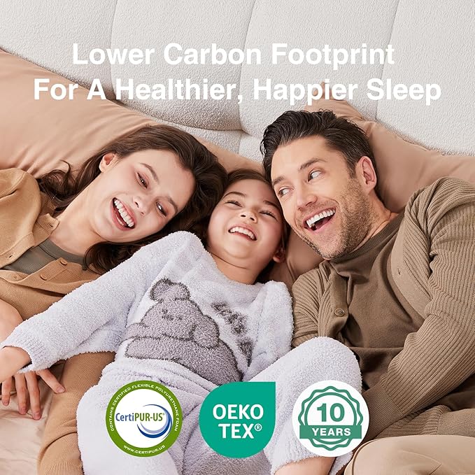 Novill 8 Inch Foam and Spring Hybrid Mattress, Twin Mattress in a Box, Medium Support, CertiPUR-US Certified Foam & Steel Coils, Durable Design, Guest and Youth Bedroom, Eco-Friendly Packaging
