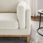 VANOMi 41.34" Oversized Accent Chair Set of 2, Chenille Armchair Living Room Chairs with Wide Armrest Pads Solid Wooden Legs, Reading Chair for Bedroom, Apartment, Office